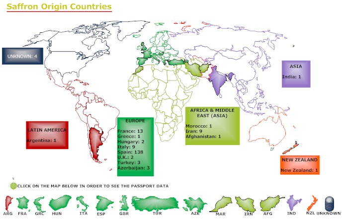 Saffron Origin Countries